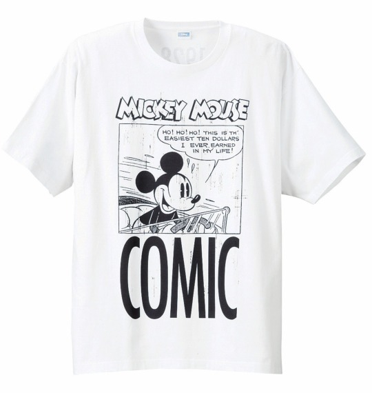 DISNEY Tシャツ(半袖) ホワイト