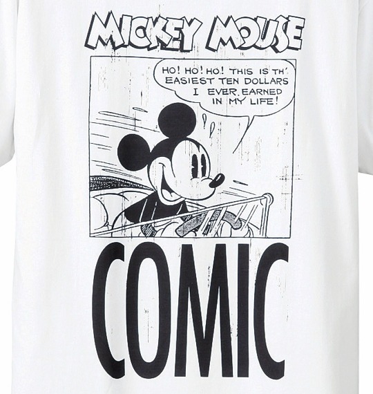 DISNEY Tシャツ(半袖) ホワイト