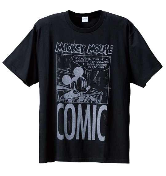 DISNEY Tシャツ(半袖) ブラック