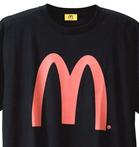 Mc Donald's Tシャツ半袖 ブラック