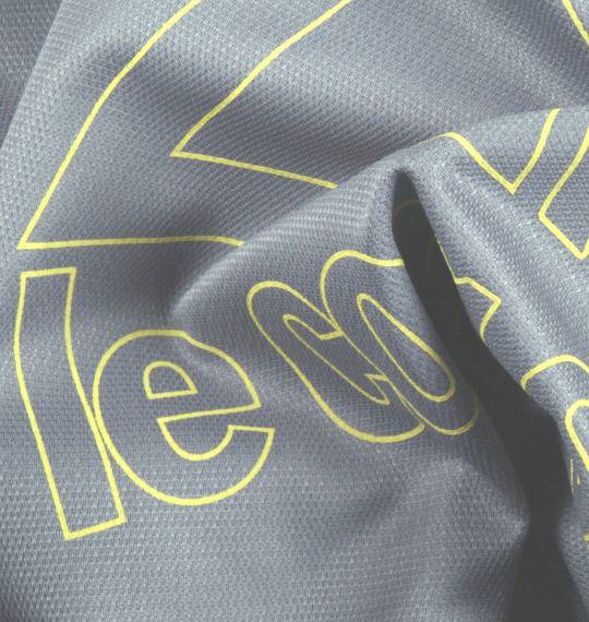 LE COQ SPORTIF Tシャツ(半袖) グレー×ライムイエロー