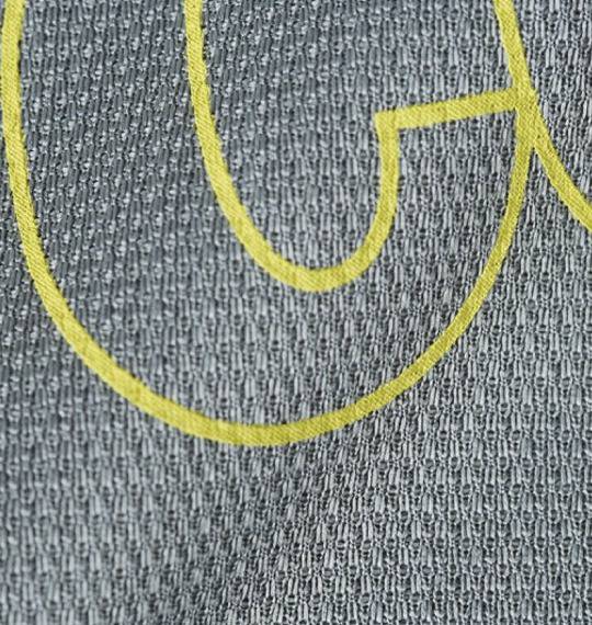 LE COQ SPORTIF Tシャツ(半袖) グレー×ライムイエロー