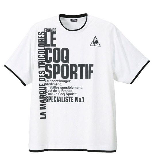 LE COQ SPORTIF Tシャツ(半袖) ホワイト
