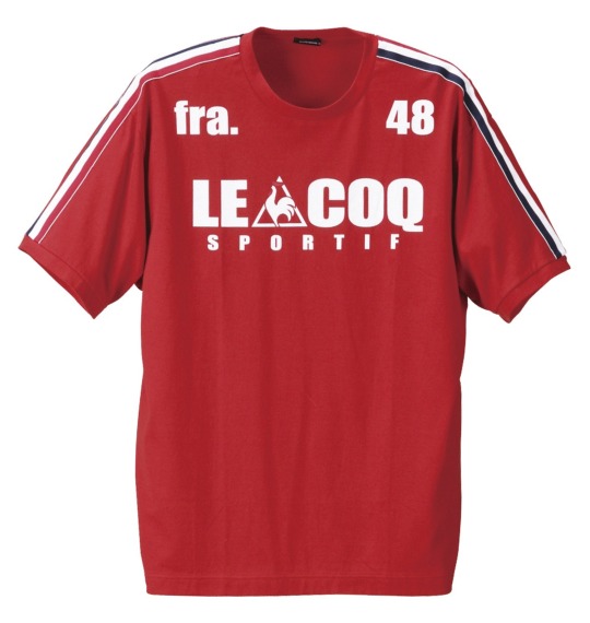 LE COQ SPORTIF Tシャツ(半袖) レッド