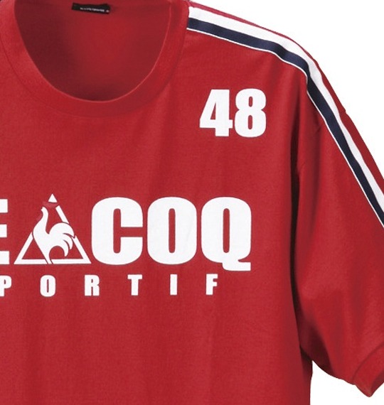 LE COQ SPORTIF Tシャツ(半袖) レッド