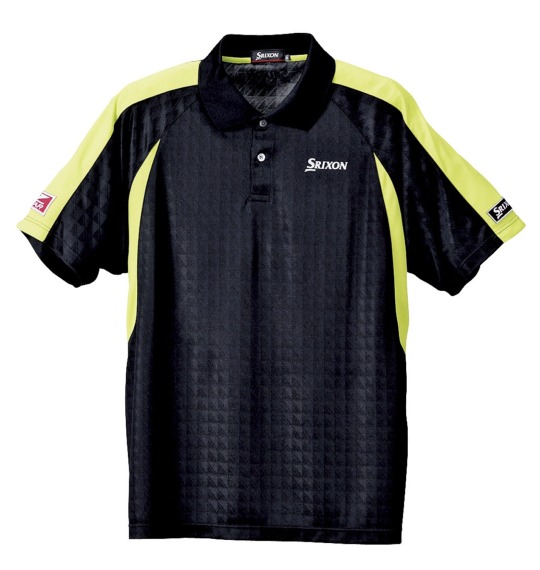 SRIXON ポロシャツ(半袖) ブラック