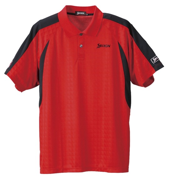 SRIXON ポロシャツ(半袖) レッド