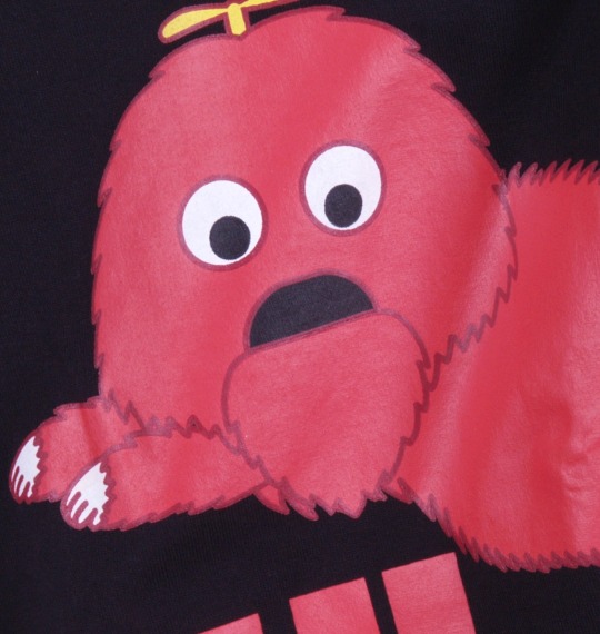 GACHAPIN×MUKKU Tシャツ(半袖) ブラック