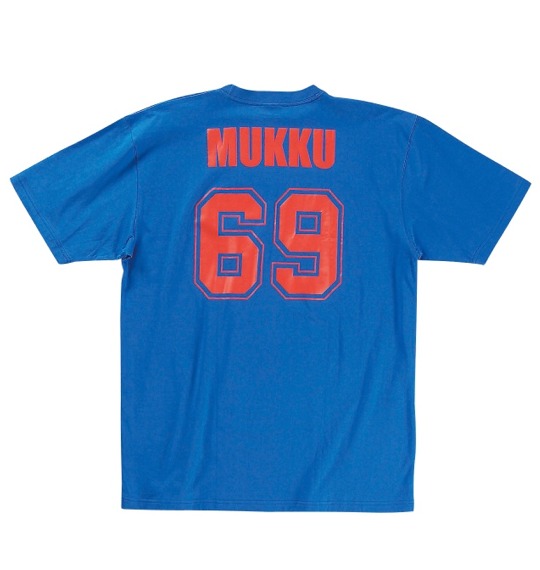 GACHAPIN×MUKKU Tシャツ(半袖) ブルー