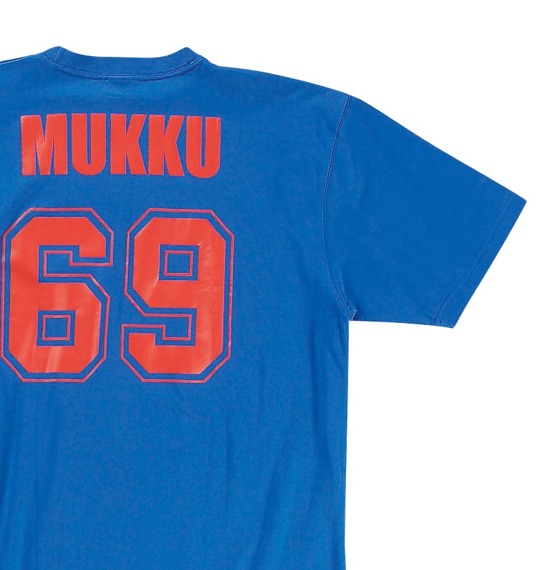 GACHAPIN×MUKKU Tシャツ(半袖) ブルー