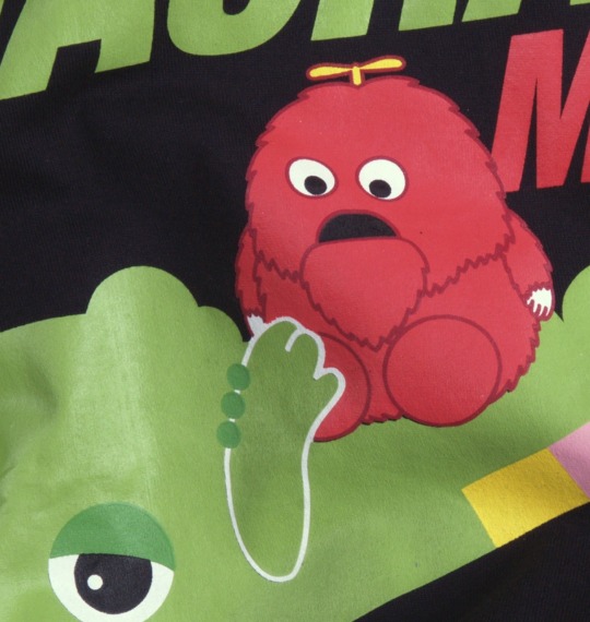 GACHAPIN×MUKKU Tシャツ(半袖) ブラック