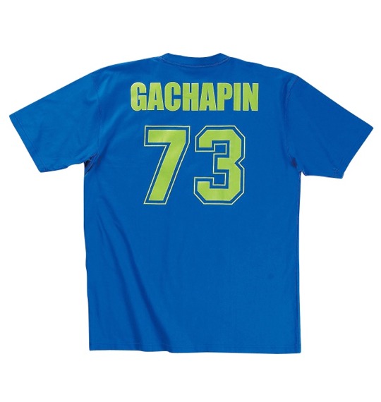 GACHAPIN×MUKKU Tシャツ(半袖) ブルー