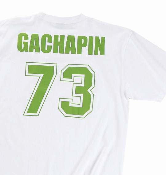 GACHAPIN×MUKKU Tシャツ(半袖) ホワイト
