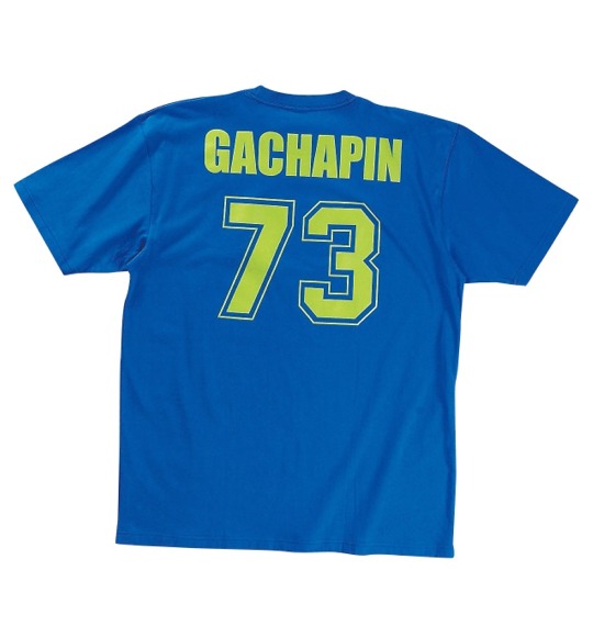GACHAPIN×MUKKU Tシャツ(半袖) ブルー