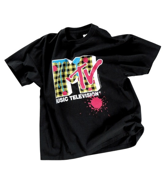 MUSIC TELEVISION Tシャツ(半袖) ブラック