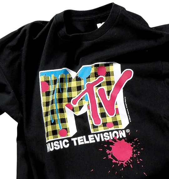 MUSIC TELEVISION Tシャツ(半袖) ブラック
