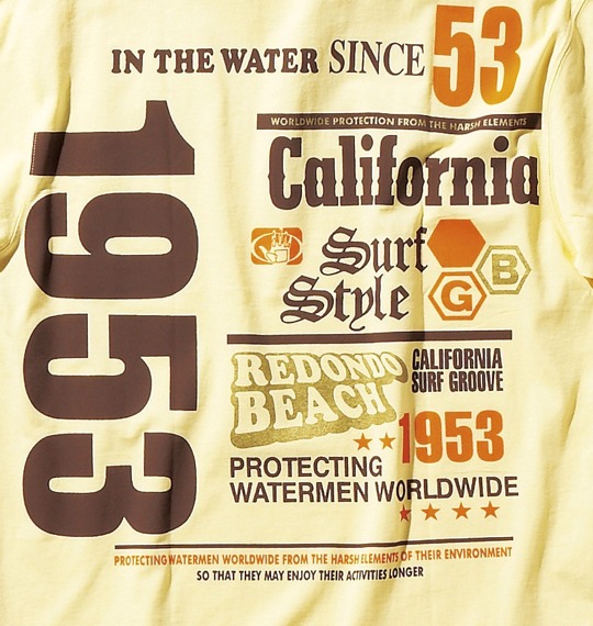 BODY GLOVE Tシャツ(半袖) クリームイエロー