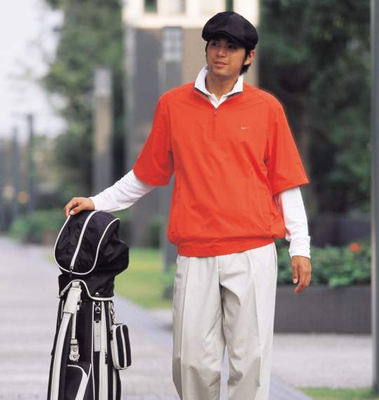 NIKE GOLF ジップアップトップ オレンジ