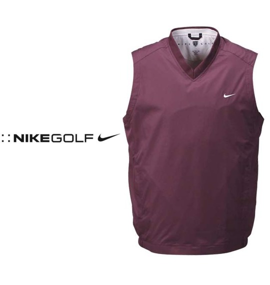 NIKE GOLF Vベスト パープル