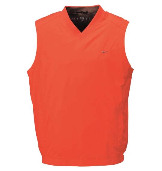 NIKE GOLF Vベスト オレンジ