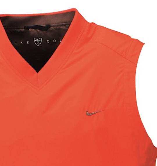 NIKE GOLF Vベスト オレンジ