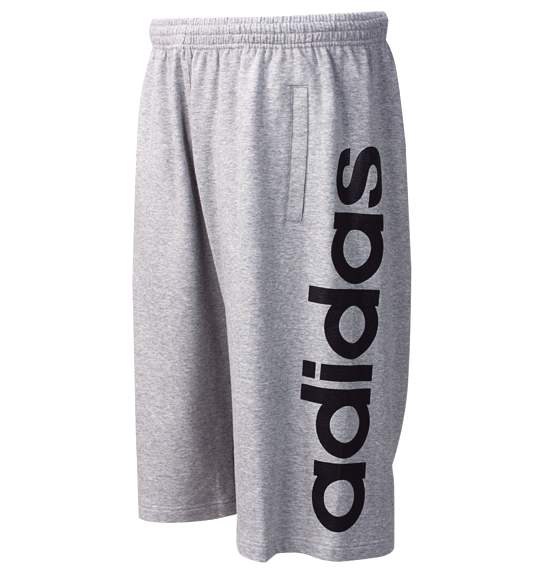 adidas スウェットハーフパンツ モクグレー