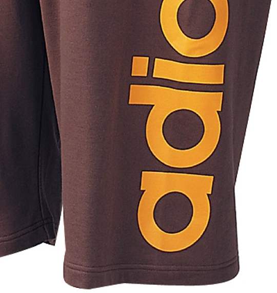 adidas スウェットハーフパンツ ブラウン