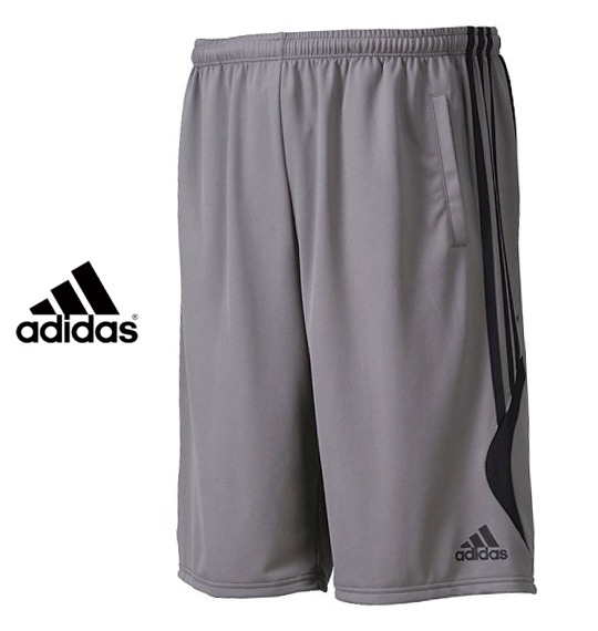 adidas メッシュハーフパンツ グレー