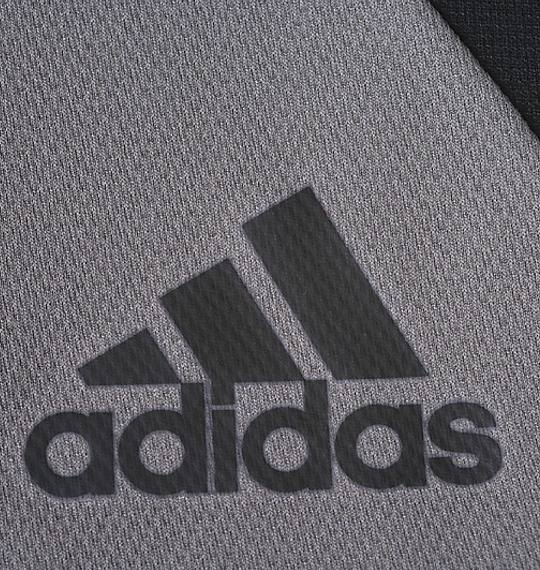 adidas メッシュハーフパンツ グレー
