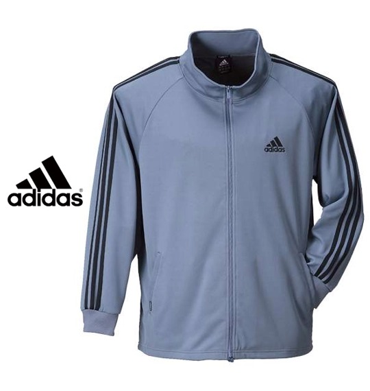 adidas ウォームアップジャケット チャコールグレー