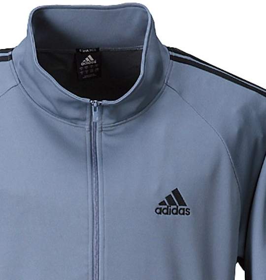 adidas ウォームアップジャケット チャコールグレー