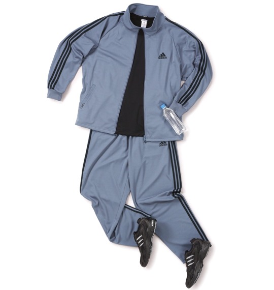 adidas ウォームアップパンツ チャコールグレー