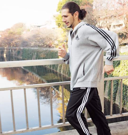 adidas ウォームアップパンツ ブラック
