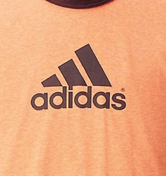 adidas ロゴTシャツ(半袖) モクオレンジ