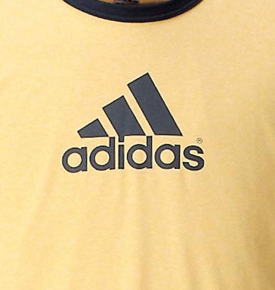 adidas ロゴTシャツ(半袖) モクイエロー