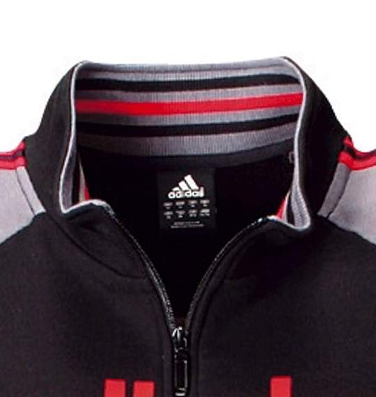 ADIDAS トラックジャケット ブラック×グレー