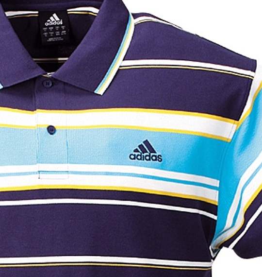 adidas ポロシャツ(半袖) ネイビー