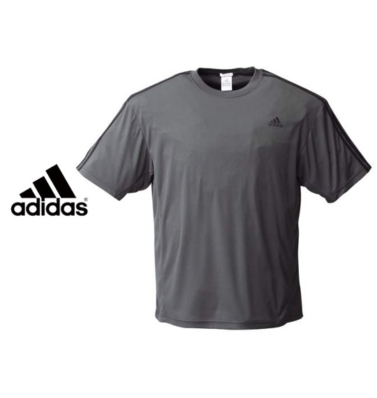 adidas Tシャツ(半袖) チャコールグレー