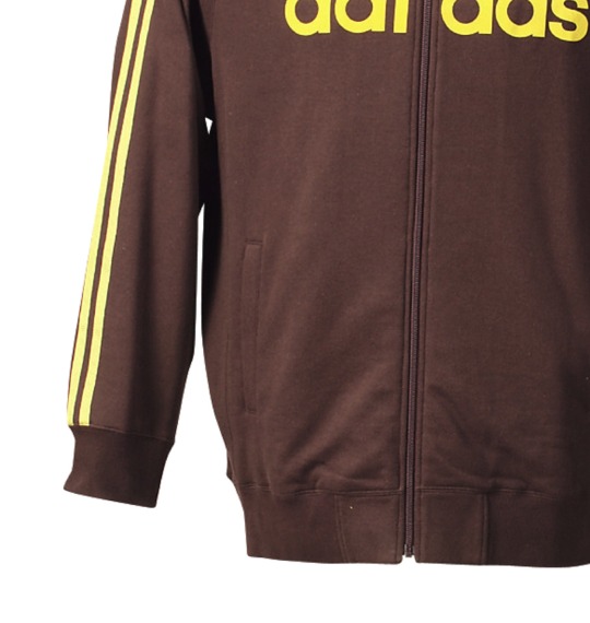 adidas スウェットジャケット ブラウン