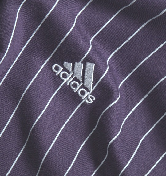 adidas golf ポロシャツ パープル