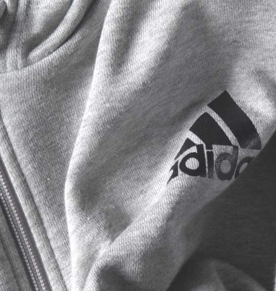 adidas パーカートレーナー モクグレー