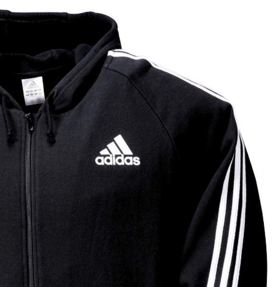 adidas パーカートレーナー ブラック