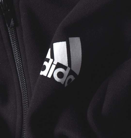 adidas パーカートレーナー ブラック