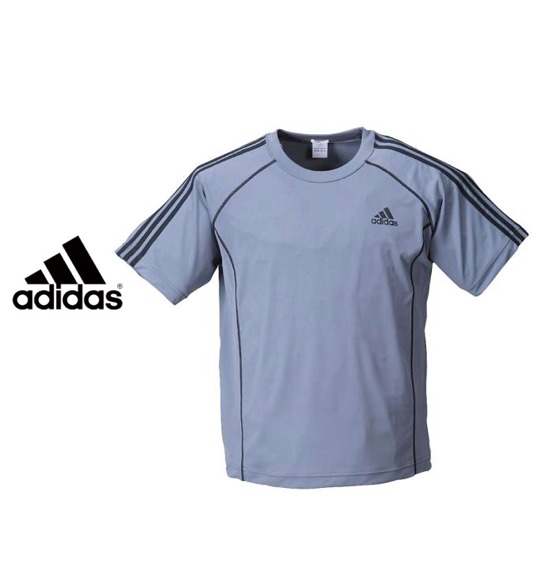 adidas Tシャツ(半袖) チャコールグレー