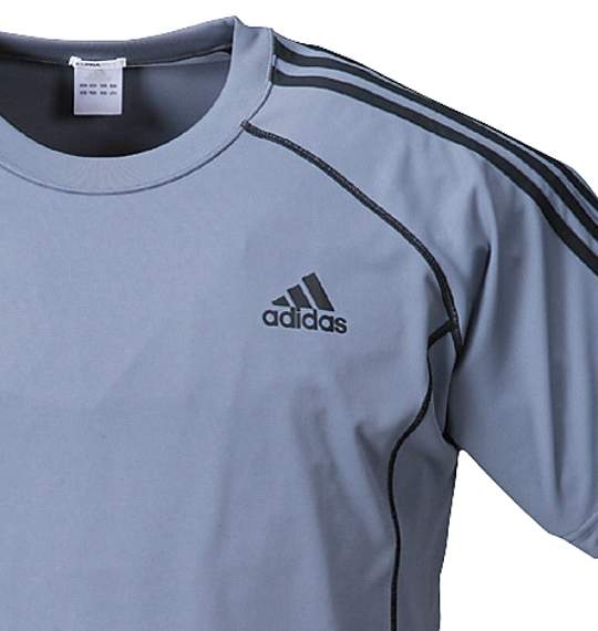 adidas Tシャツ(半袖) チャコールグレー