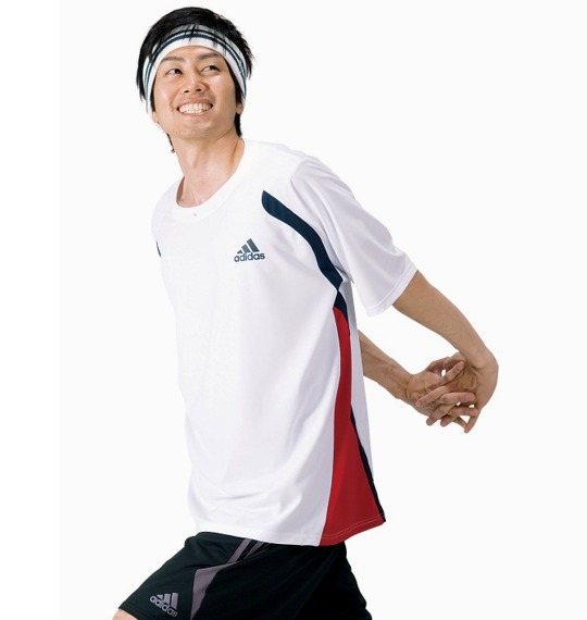adidas ラグランTシャツ半袖 ホワイト