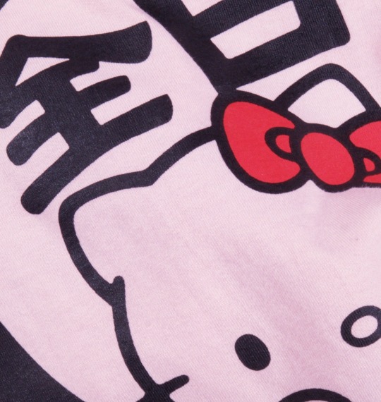 HELLO KITTY×全日本プロレス Tシャツ(半袖) ピンク