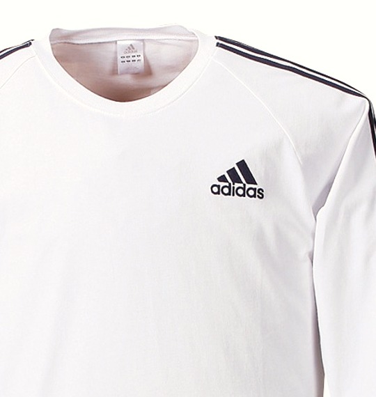 adidas ラグランTシャツ ホワイト