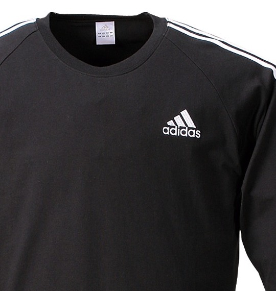 adidas ラグランTシャツ ブラック