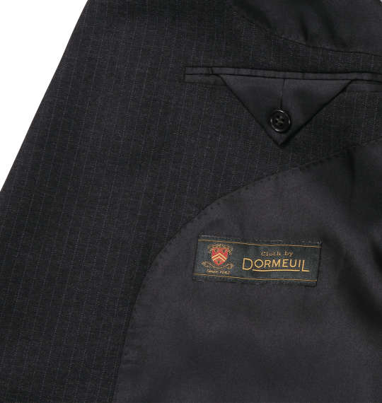 DORMEUIL シングル2ツ釦スーツ チャコールグレー
